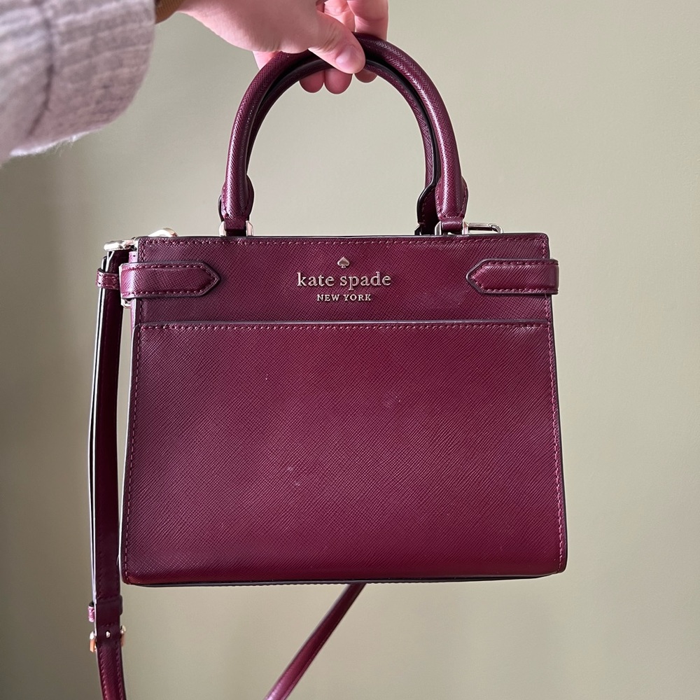 Kate Spade maroon purse